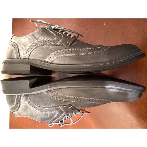 Perry Ellis Portfolio Gray Dress Shoes Men's - Picture 5 of 13